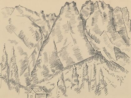 Alpspitze Mittenwald Road (1933)