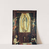 Altarpiece of the Virgin of Guadalupe with Saint John the Baptist, Fray Juan de Zumárraga and Juan Diego by Miguel Cabrera