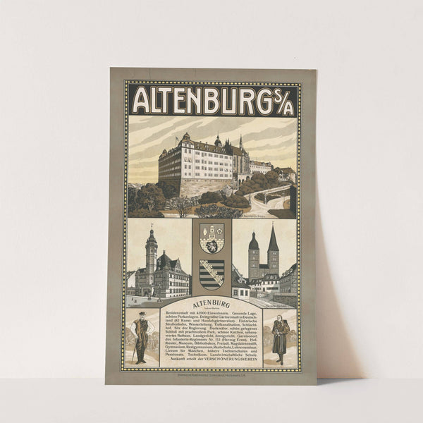 Altenburg. Sachsen-Altenburg (ca. 1900 - 1914) by Graphische Kunstanstalt Schneider & Co.