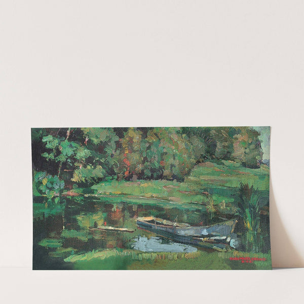 Alter Kahn am Ufer (1915) by Hiasl Maier-Erding