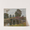 Alter Steg in Langenpreising by Alfred Zoff