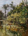 Altwasser mit Enten – Herbst