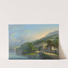 Am Comersee by Johann Heinrich Bleuler the Younger