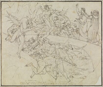 Am Pechsee der Krämer, der Ratsherr von Lucca (Dante Inferno, Canto 21, V 34) 2
