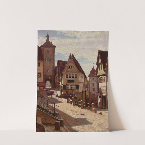 Am Plönlein in Rothenburg (1896-1897) by Aleksander Gierymski