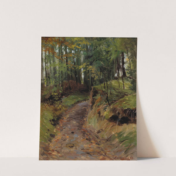 Am Weg zum Gmundnerberg by August von Ramberg