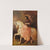 Amazone au petit canotier, veste rouge, jupe rose, une cravache sur un cheval gris aux rubans bleus by Alfred De Dreux