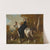 Amazone en noir sur un cheval gris pommelé by Alfred De Dreux