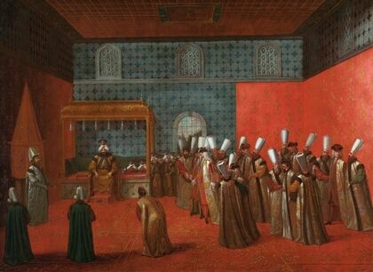 Ambassador Cornelis Calkoen at his Audience with Sultan Ahmed III — size preview