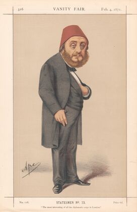 Ambassadors of England; The most interesting of all the Diplomatic Corps in London, Mr. Musurus, 4 February 1871 (1871)