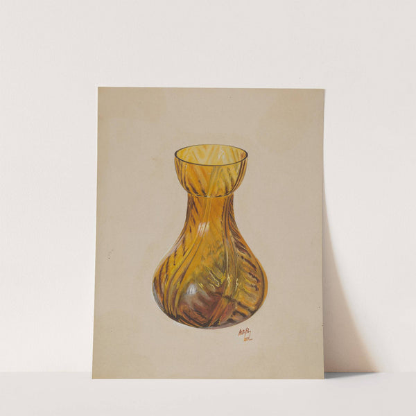 Amber Jar (Blown) by Ralph Atkinson