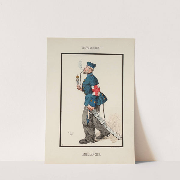 Ambulancier (1871) by Gédéon
