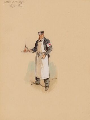 Ambulanciers, 1870-1871