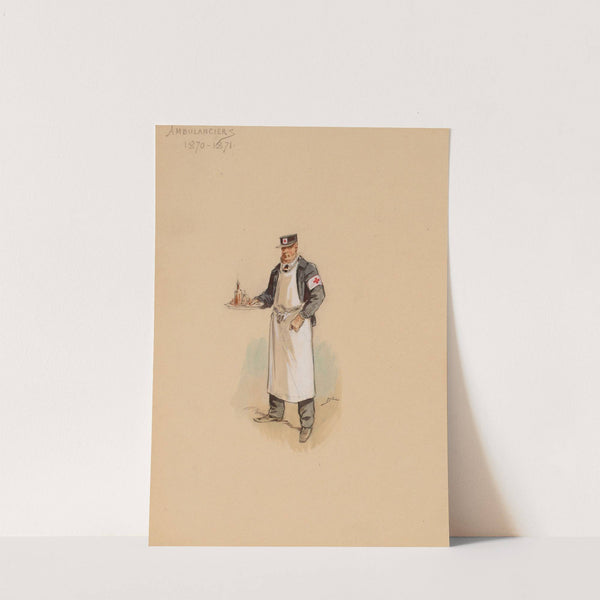 Ambulanciers, 1870-1871 by Draner