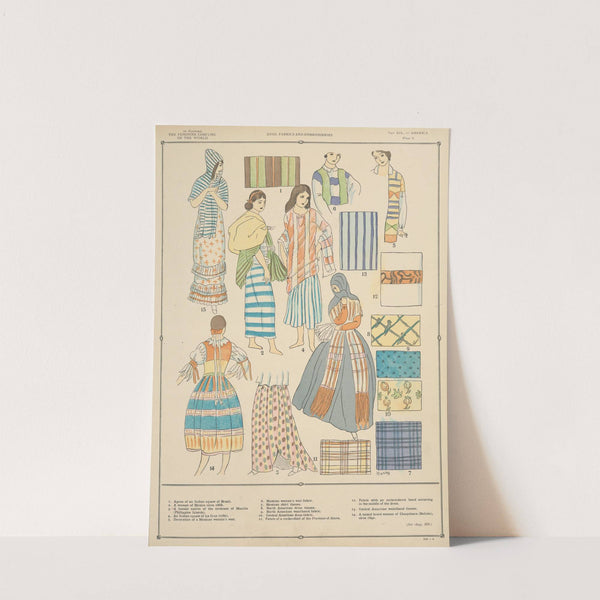 America - Dyes, fabrics and embroideries by Paul Louis de Giafferri