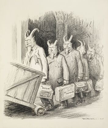 America First. Separate the goats from the sheep (1916)