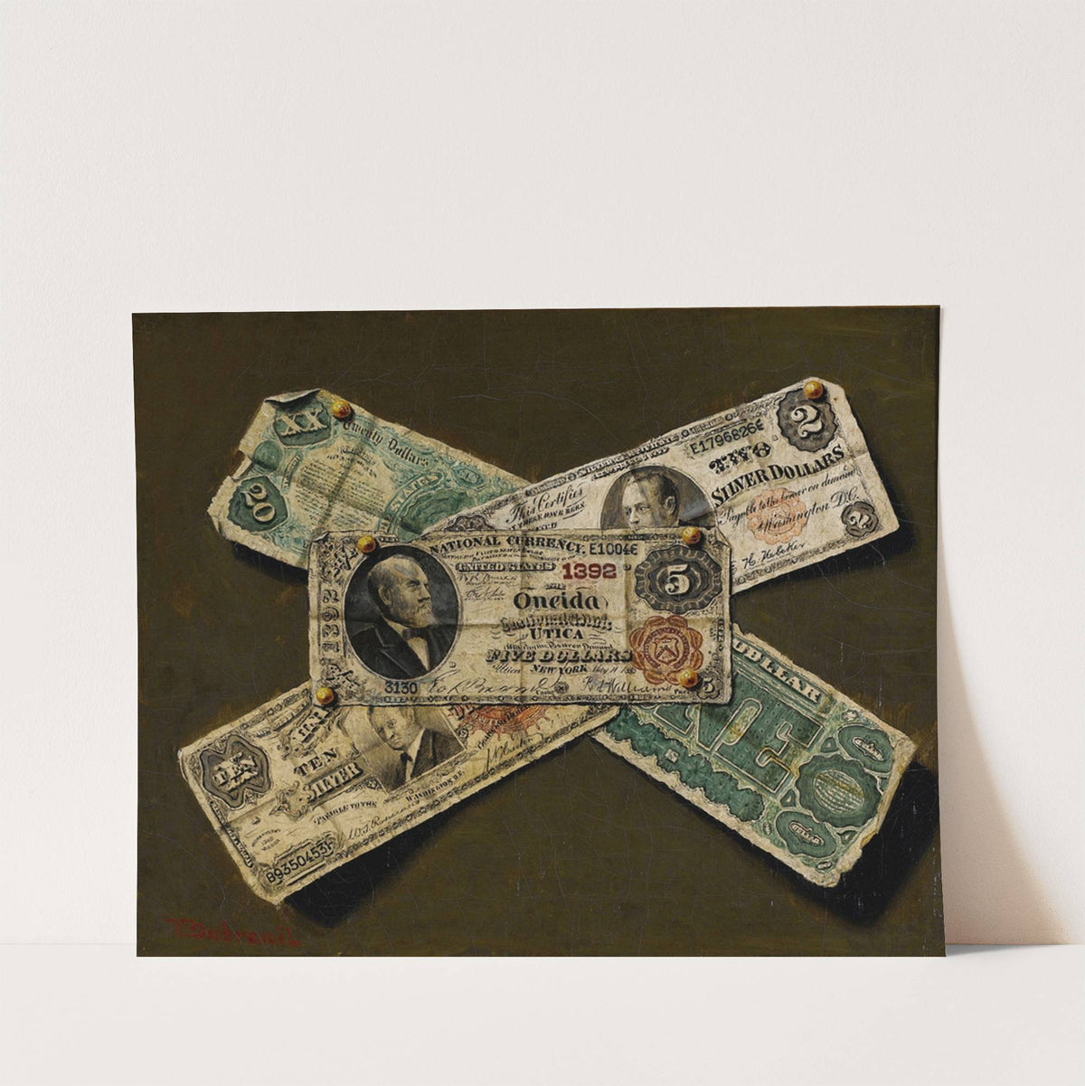 American Paper Currency by Victor Dubreuil