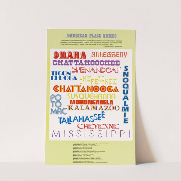 American Place Names by U.S. Information Agency