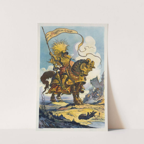 America’s knight, the world’s challenger (1911) by Udo Keppler