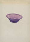 Amethyst Glass Bowl