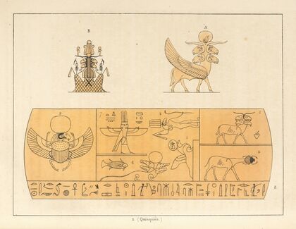 Amon-ra. (L’esprit des quatre Ã©lÃ©ments, l’ame du monde matÃ©riel.)