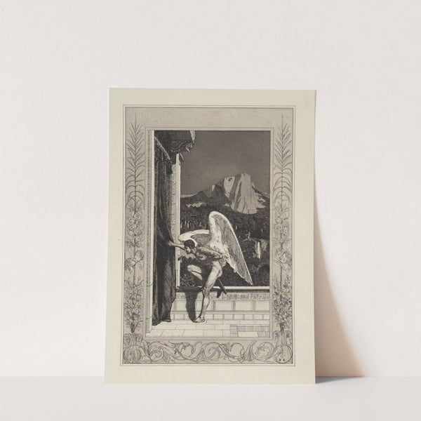 Amor kommend (Amor und Psyche, Opus V, Blatt 12) (1880) by Max Klinger