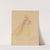 Amphitryon – maquette de costume – robe jaune, cape rouge (1947) by Christian Bérard