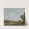 Amsterdam, A View Of The Weesperplein With The Weesperpoort, The Corn Mill &#039;het Fortuyn&#039; On The Fortification Weesp In The Background by Isaac Ouwater