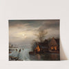 Amsterdam Skating Scene (1848) by Carl Frederik Sørensen