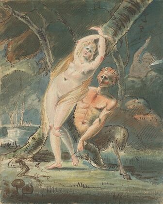 Amymone with a Lecherous Satyr