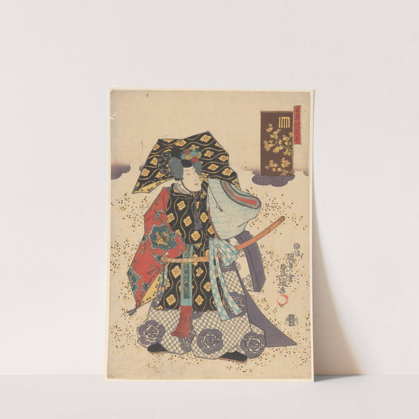 An Actor with an Elaborate Robe by Utagawa Kunisada (Toyokuni III)