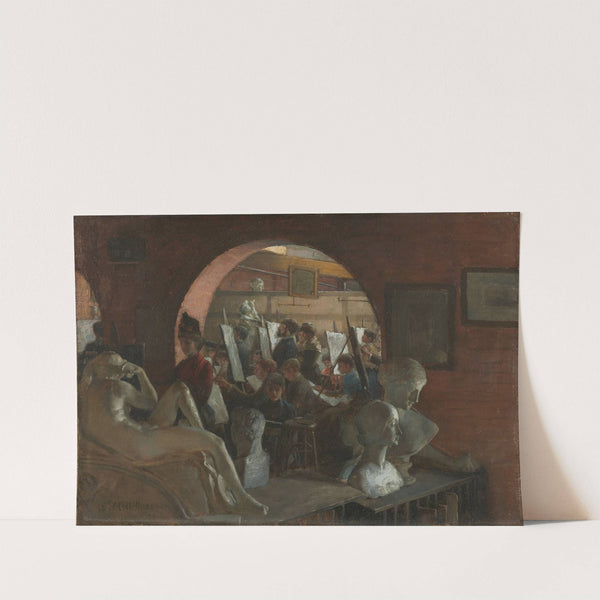 An Alcove in the Art Students’ League (1888) by Charles Courtney Curran
