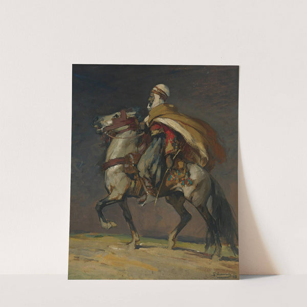 An Algerian horseman by Henri Deluermoz