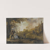 An Allegorical Family Portrait in a Landscape by Dirck van der Lisse