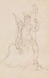 An Allegory of America Carrying the Cap of Liberty