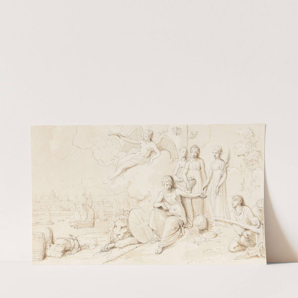 An Allegory of Britain&#8217;s Mercantile Power by Robert Smirke