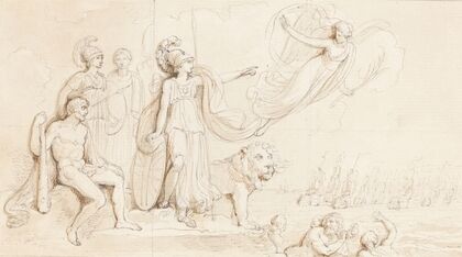 An Allegory of Britain’s Naval Might