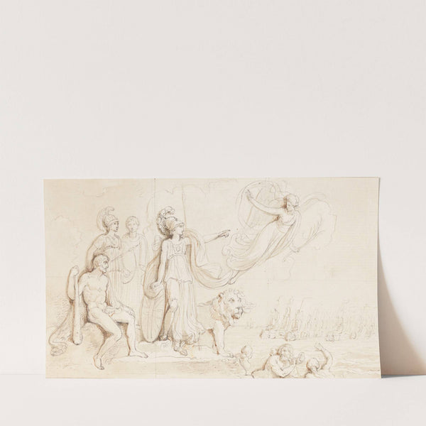 An Allegory of Britain&#8217;s Naval Might by Robert Smirke
