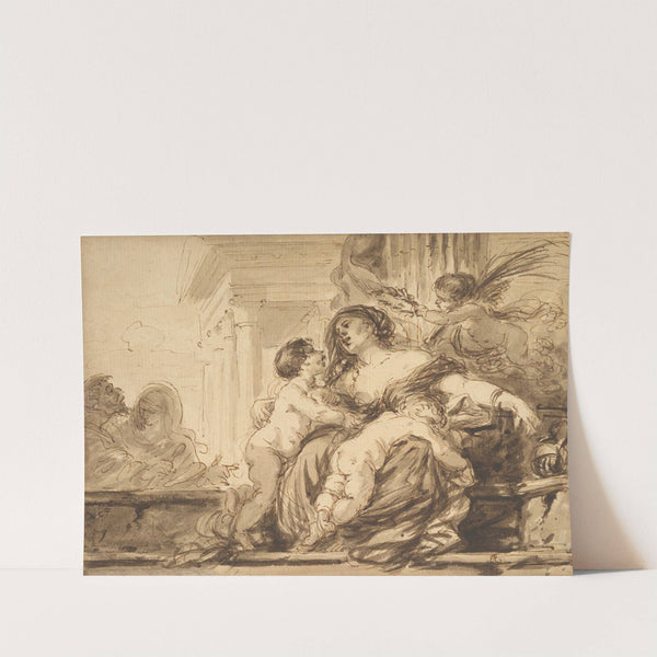 An Allegory of Charity by Jean-Jacques Lagrenée