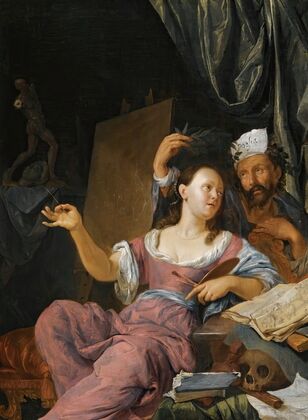 An Allegory Of The Arts, Or ‘painting BeingÂ Crowned By Poetry’