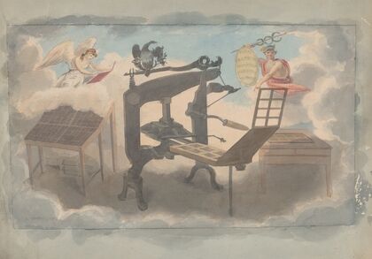 An allegory on printing