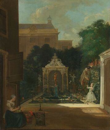 An Amsterdam Canal House Garden