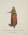 An ancient habit of a married woman of Friesland. Parûre ancienne d’une mariée de Frise. (1757-1772)