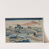 An Ancient Picture of the Eight Part Bridge in Mikawa Province (from the series Curious Views of Famous Bridges in the Provinces) by Katsushika Hokusai