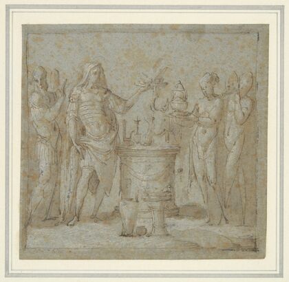 An Antique Scene of Sacrifice