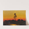 An Arab Camp At Sunset by Richard Fuchs