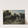 An Arab Encampment by Jean Baptiste Paul Lazerges