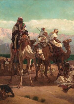 An Arab encampment