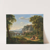 An Arcadian Landscape with a Bridge by Johann Nepomuk Schödlberger