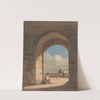 An Arch at Holy Island, Northumberland by John Varley